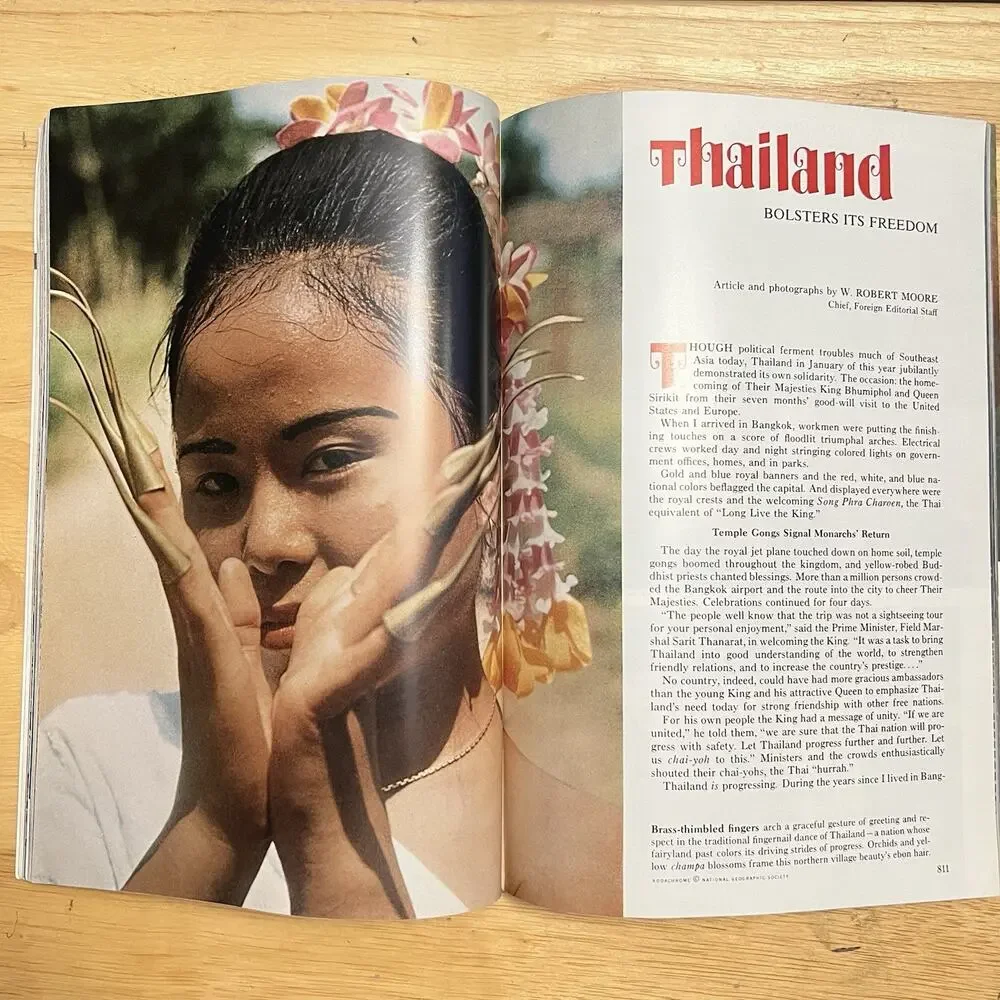 National Geographic June 1961 Magazine London Thailand Martha’s Vineyard Coke Ad